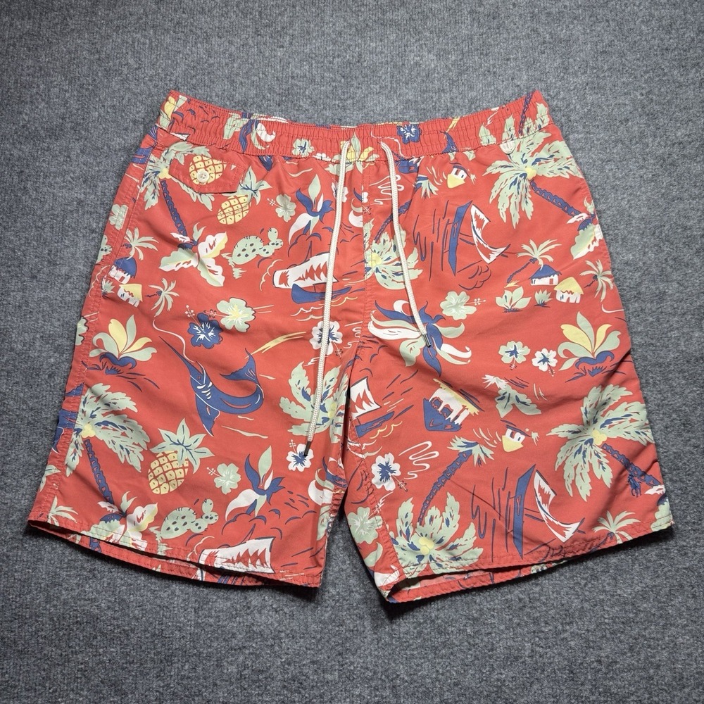Polo Ralph Lauren "Classic Traveler" Tropical Resort Swim Shorts Size XL